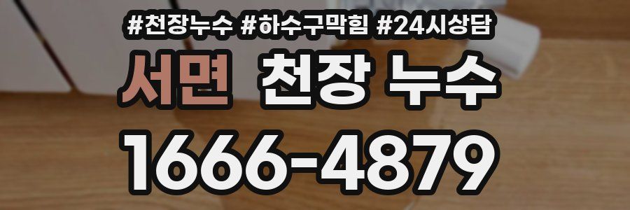 서면 천장 누수