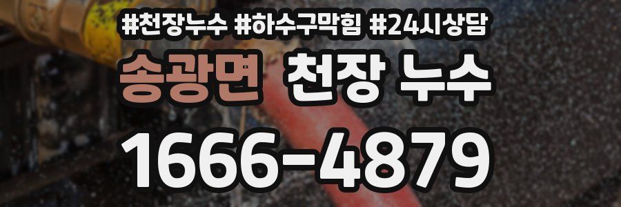 송광면 천장 누수