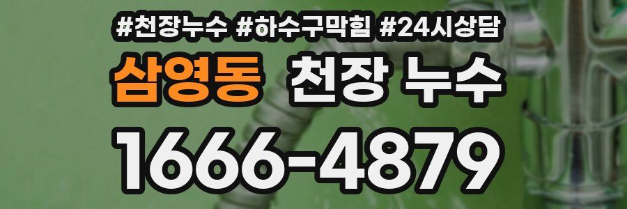 삼영동 천장 누수