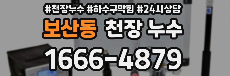 보산동 천장 누수