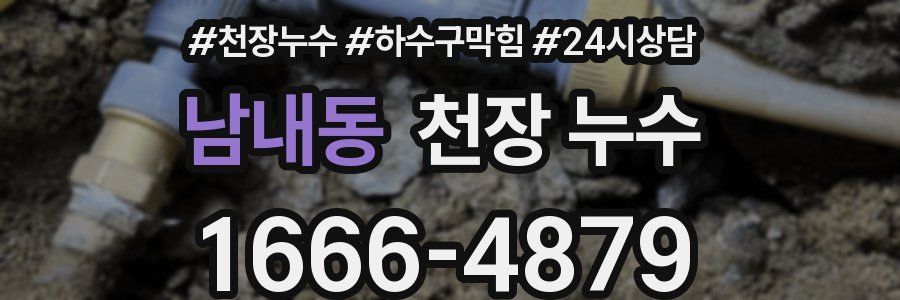 남내동 천장 누수