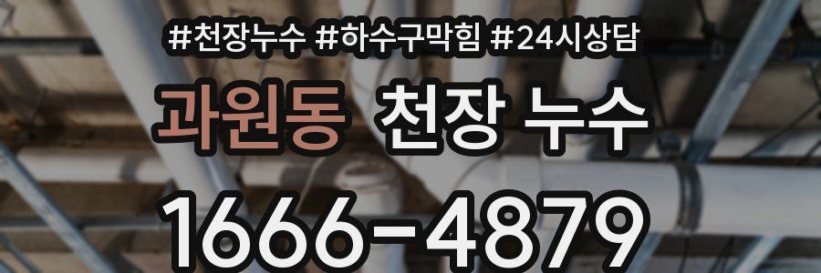 과원동 천장 누수