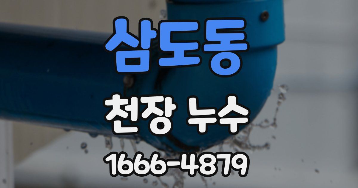 삼도동 천장 누수