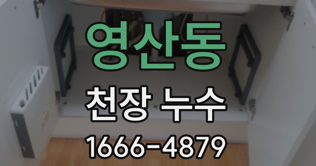 영산동 천장 누수