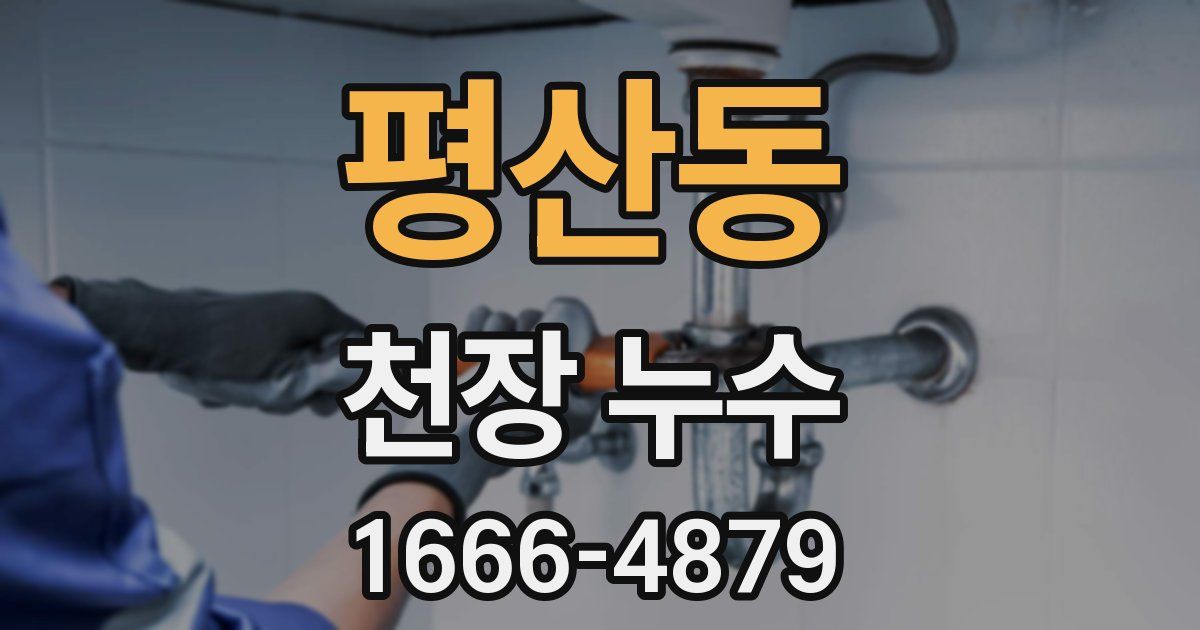 평산동 천장 누수