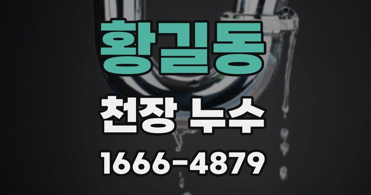 황길동 천장 누수