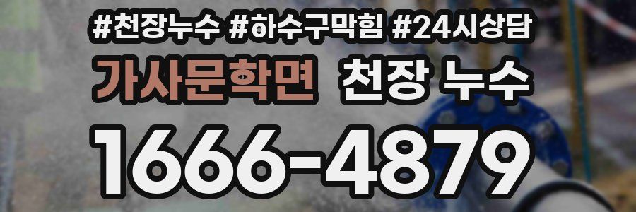 가사문학면 천장 누수