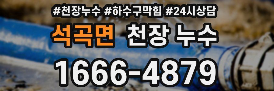 석곡면 천장 누수