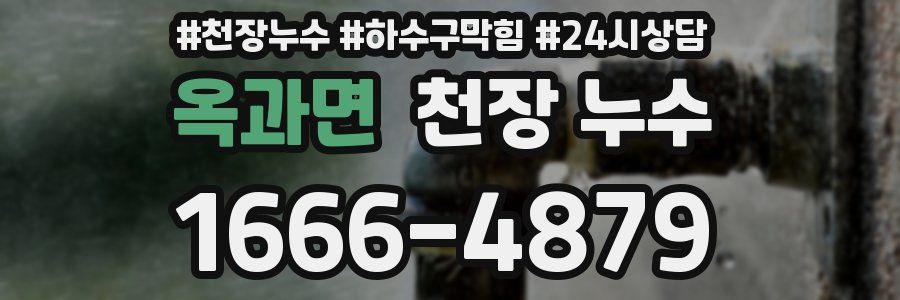 옥과면 천장 누수