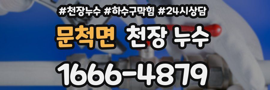 문척면 천장 누수