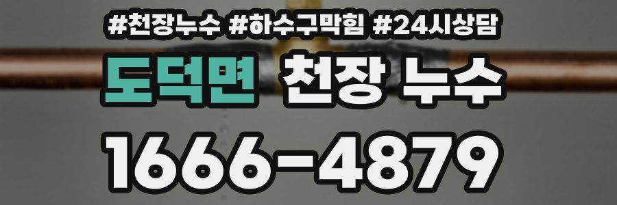 도덕면 천장 누수