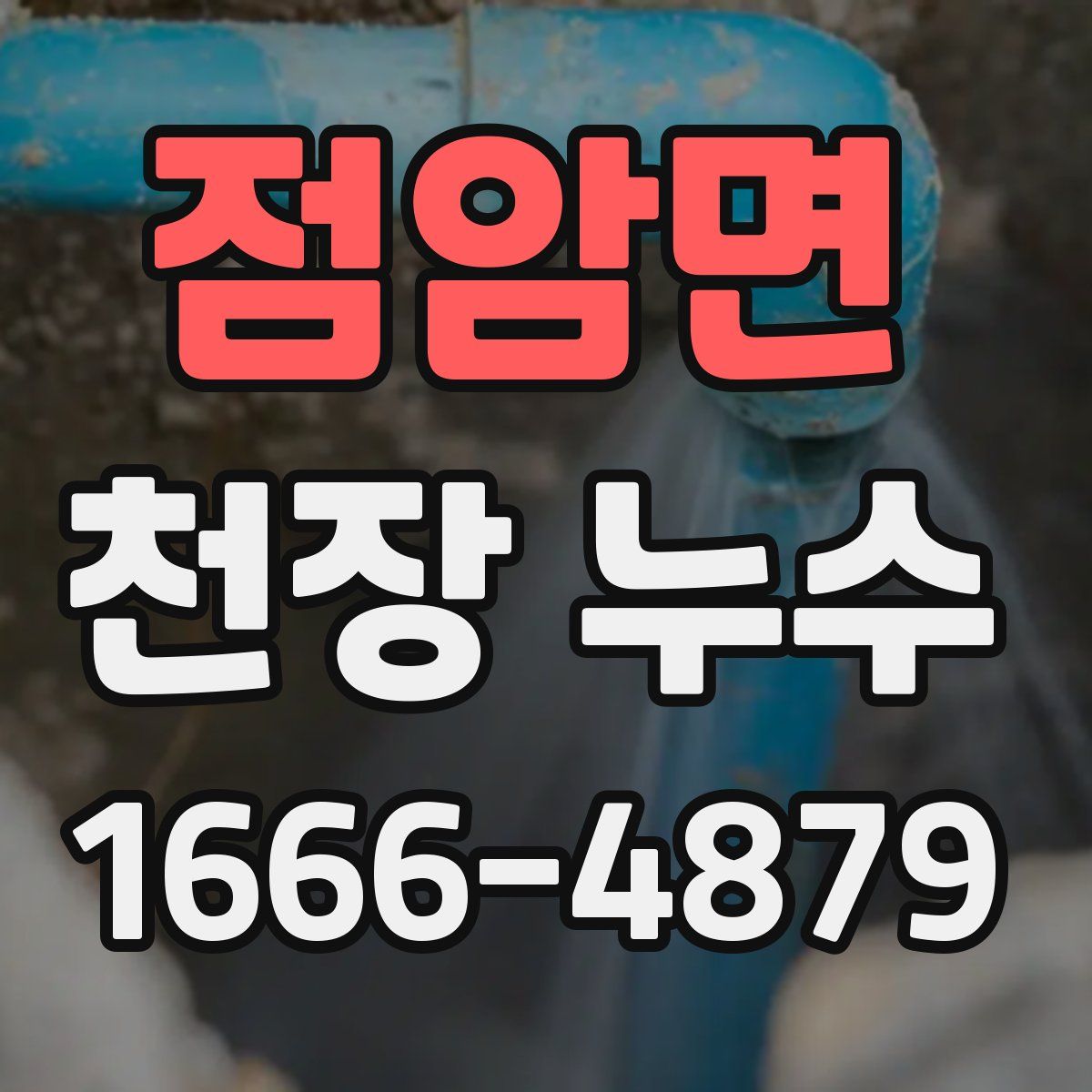 점암면 천장 누수