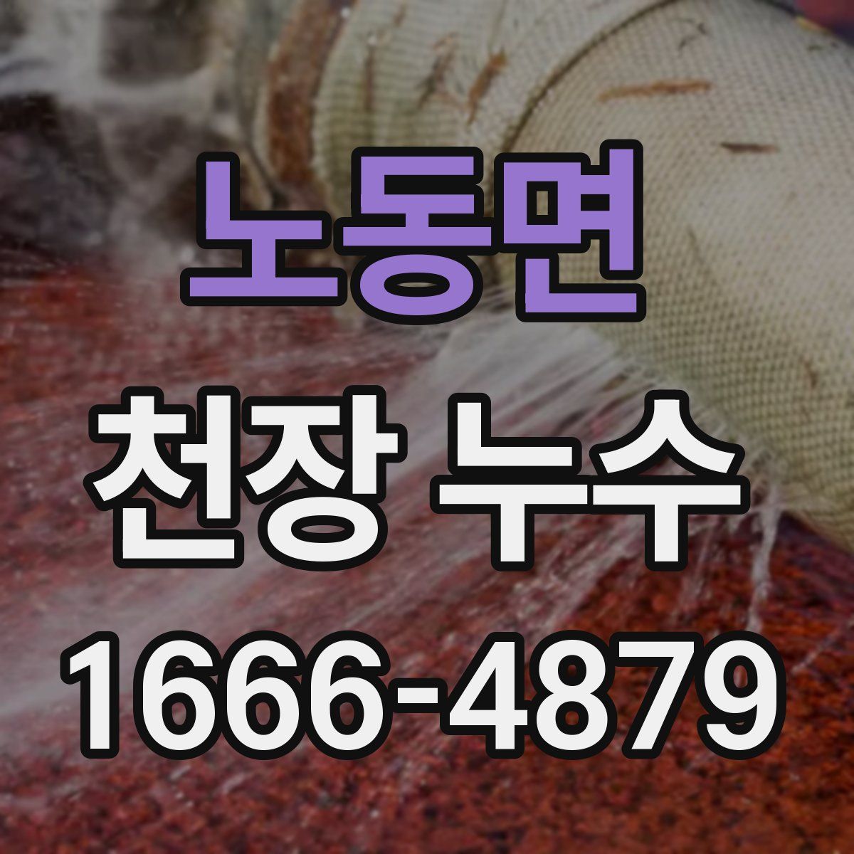 노동면 천장 누수