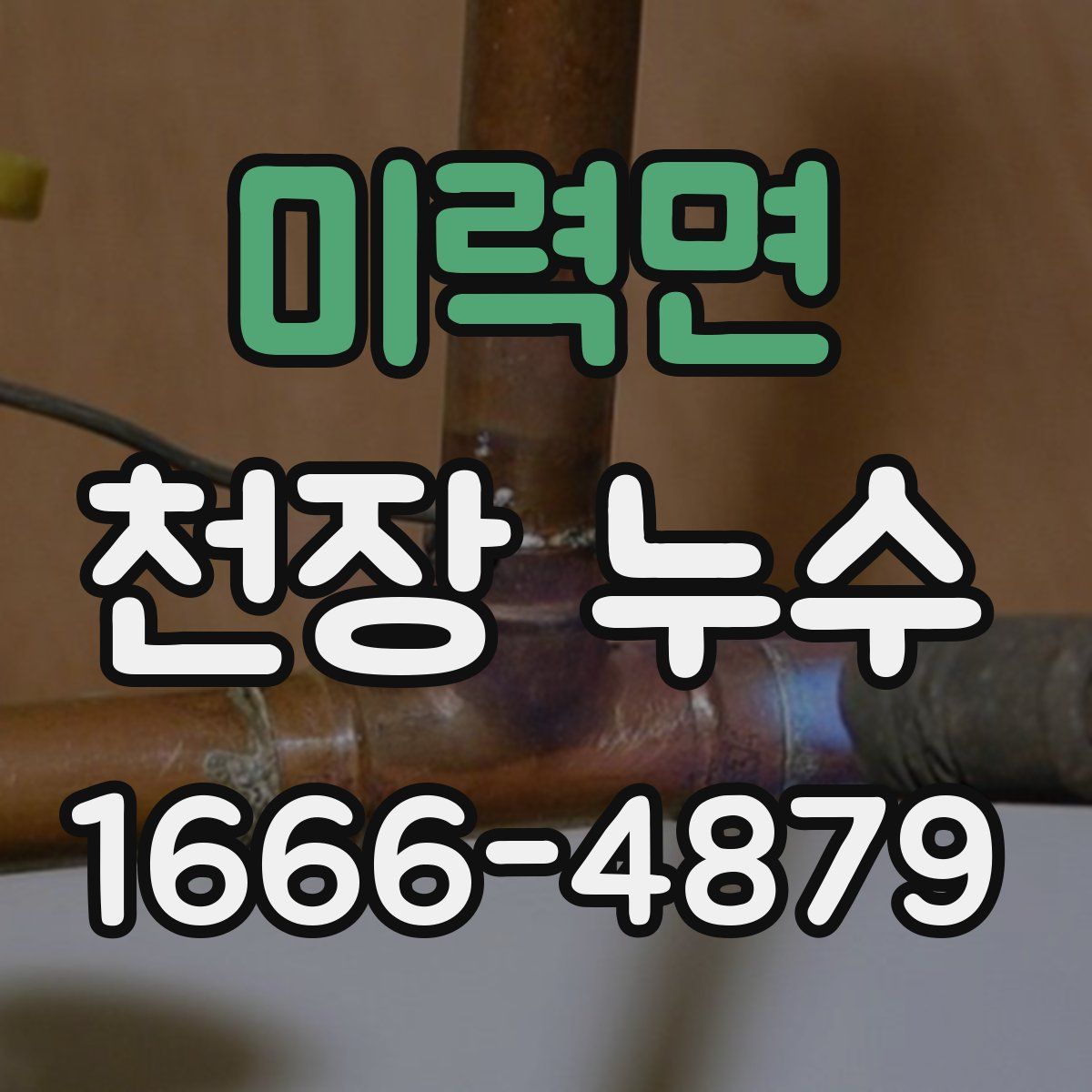 미력면 천장 누수