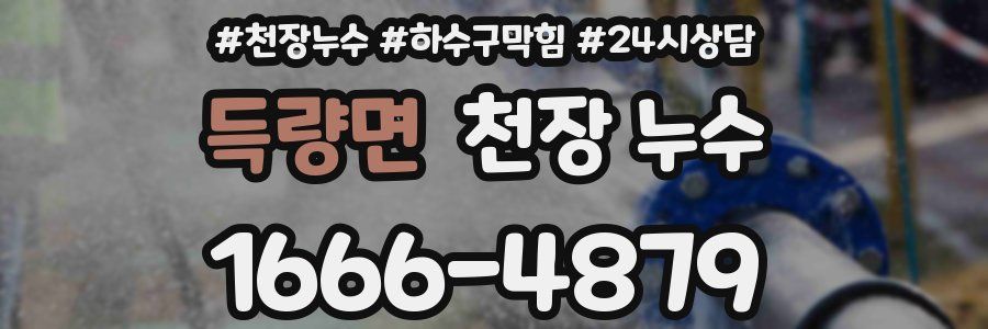 득량면 천장 누수