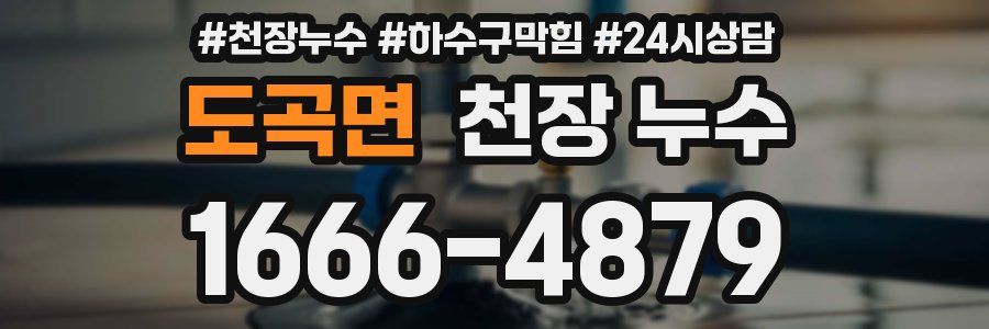 도곡면 천장 누수