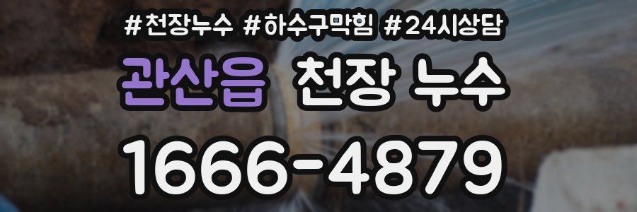 관산읍 천장 누수