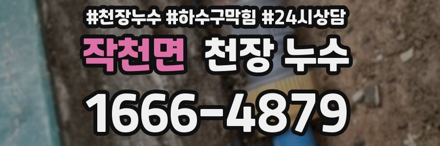 작천면 천장 누수