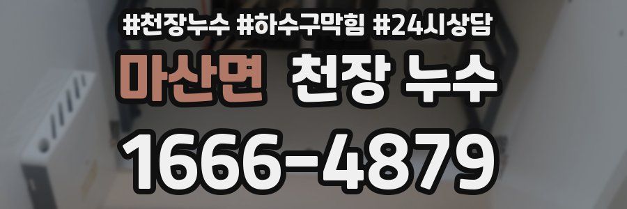 마산면 천장 누수