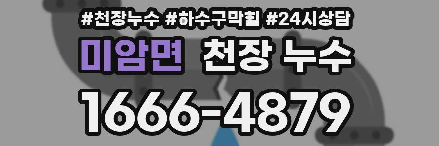 미암면 천장 누수