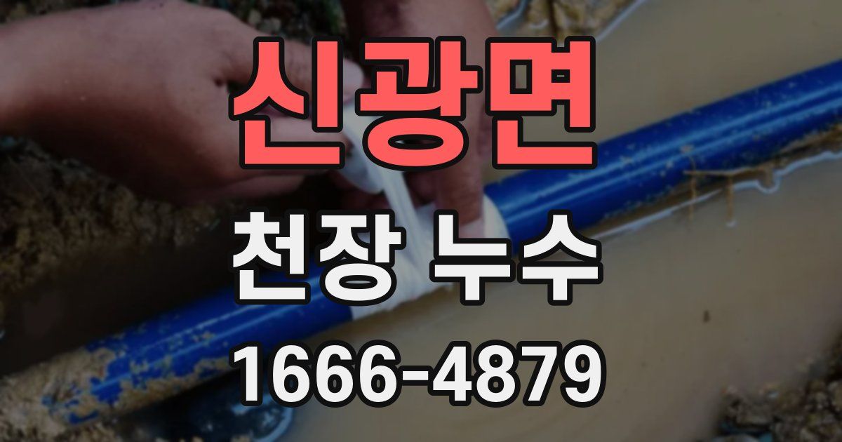 신광면 천장 누수