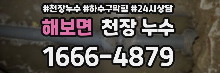 해보면 천장 누수