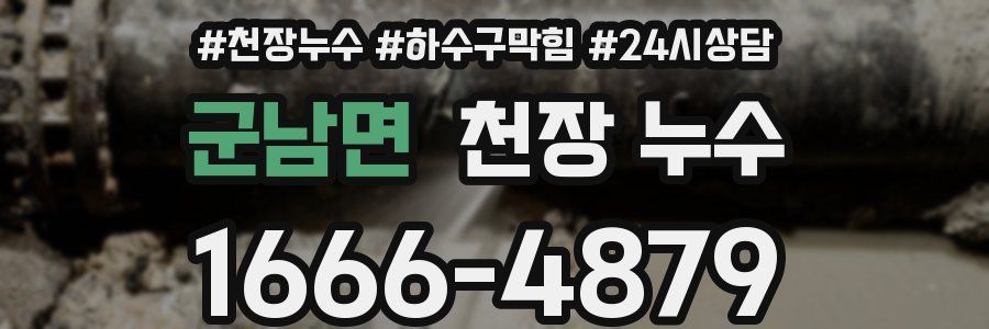 군남면 천장 누수