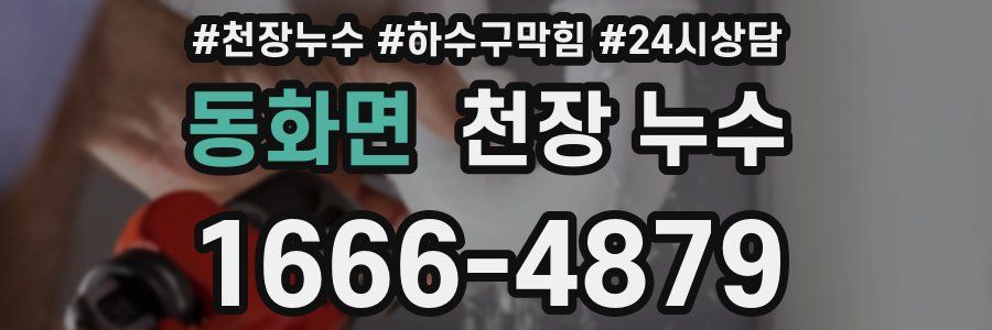 동화면 천장 누수