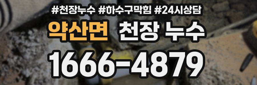 약산면 천장 누수