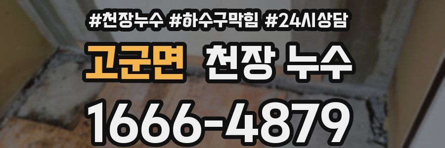 고군면 천장 누수