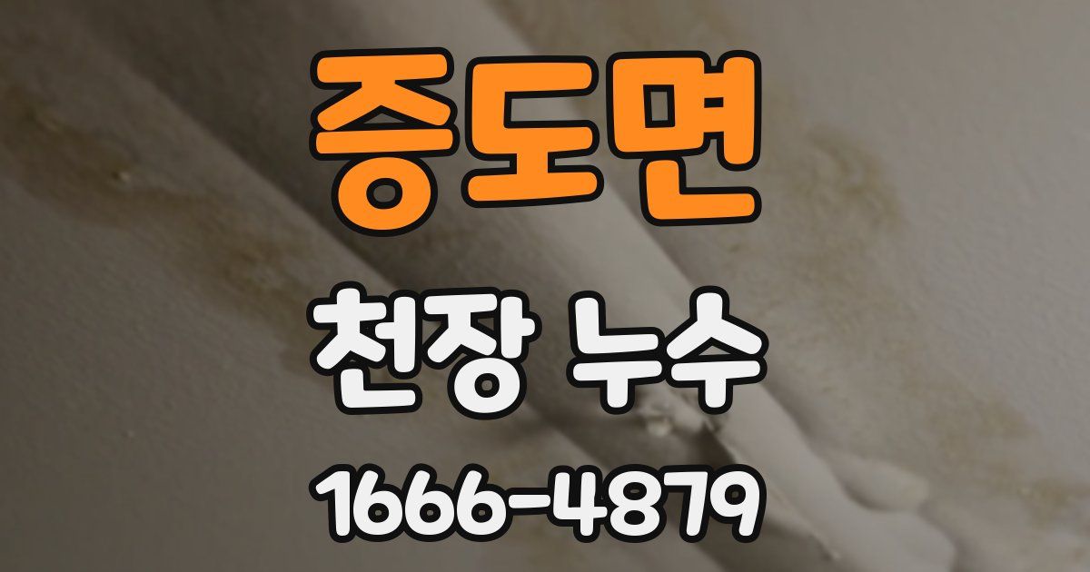 증도면 천장 누수