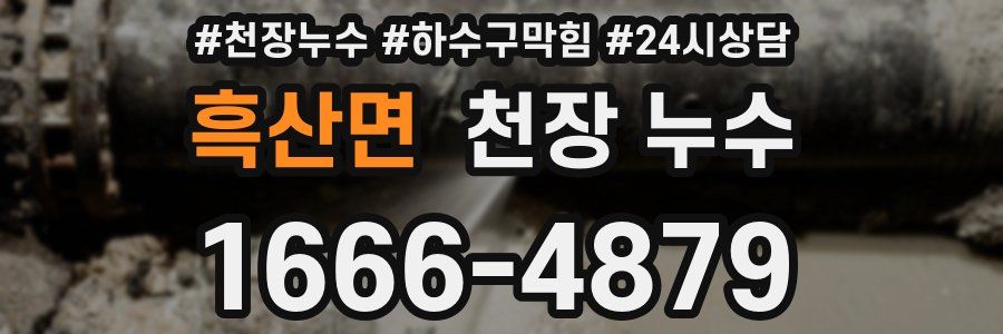 흑산면 천장 누수