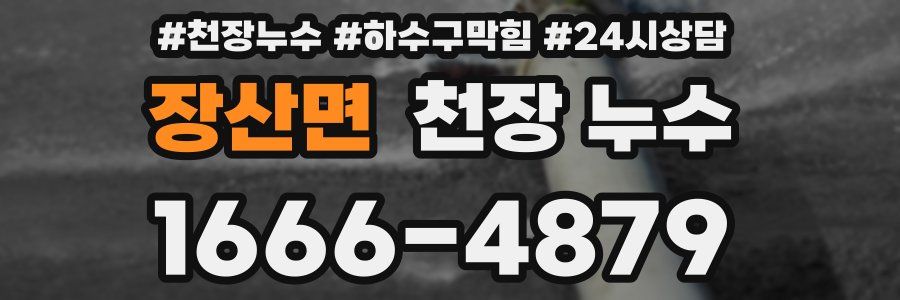 장산면 천장 누수