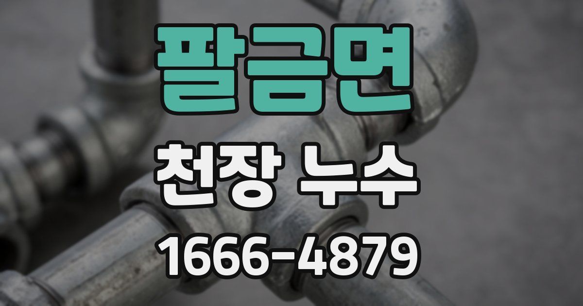 팔금면 천장 누수