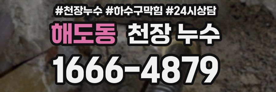 해도동 천장 누수