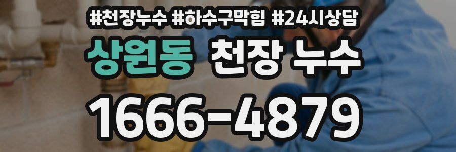 상원동 천장 누수