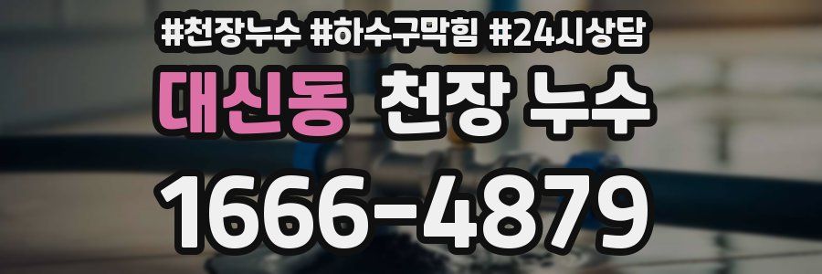 대신동 천장 누수