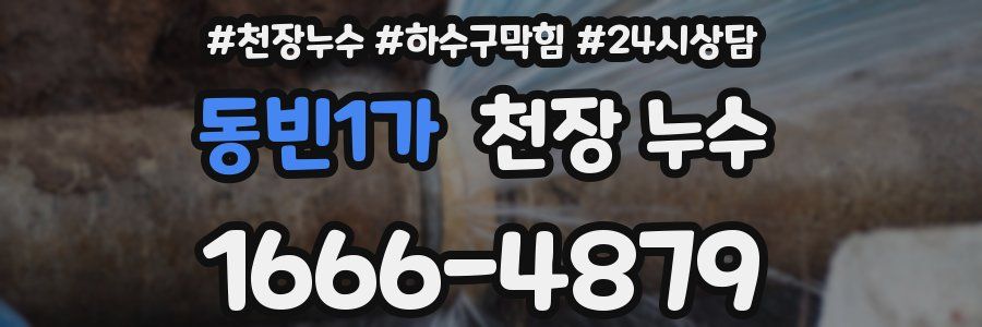 동빈1가 천장 누수