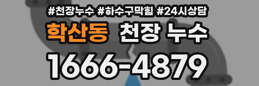 학산동 천장 누수