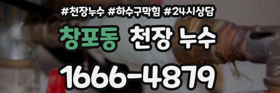 창포동 천장 누수