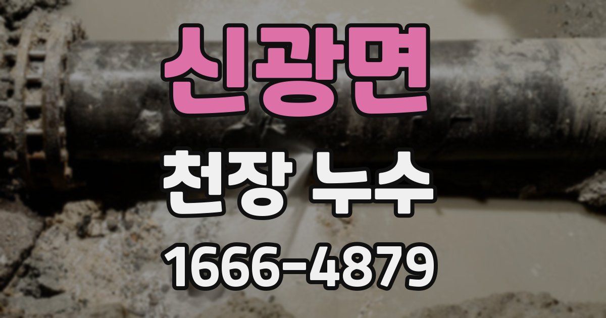 신광면 천장 누수