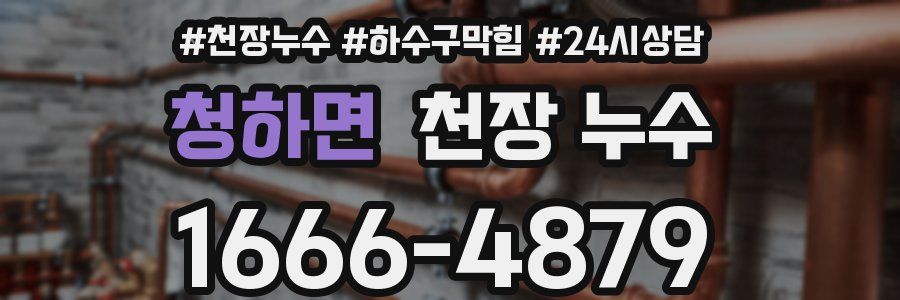 청하면 천장 누수