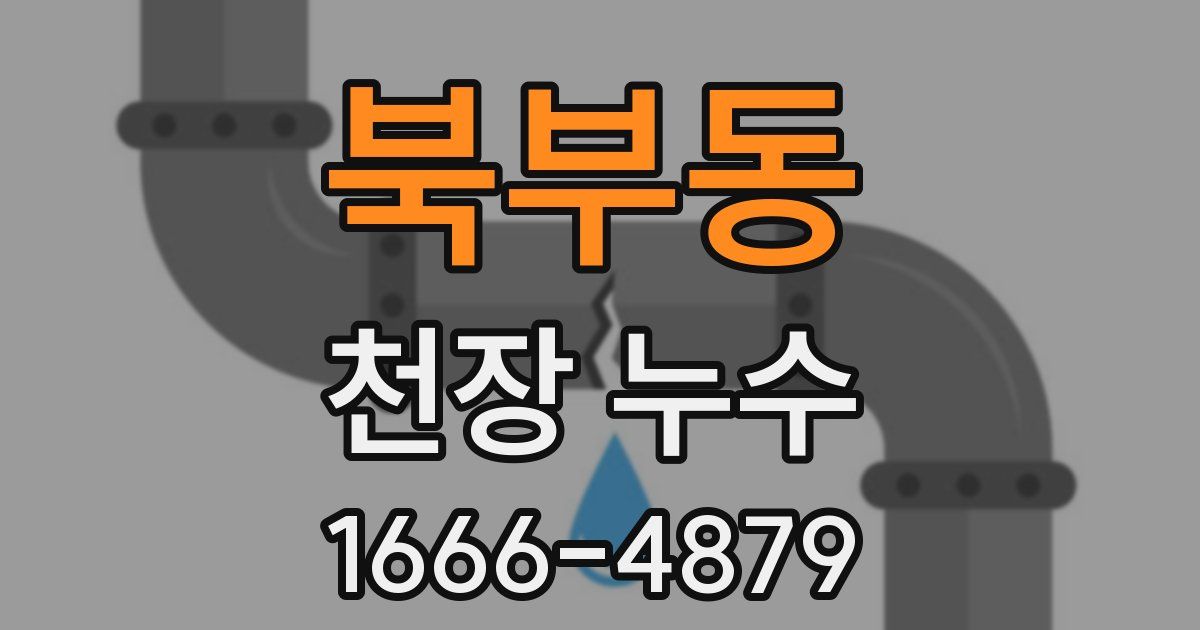 북부동 천장 누수