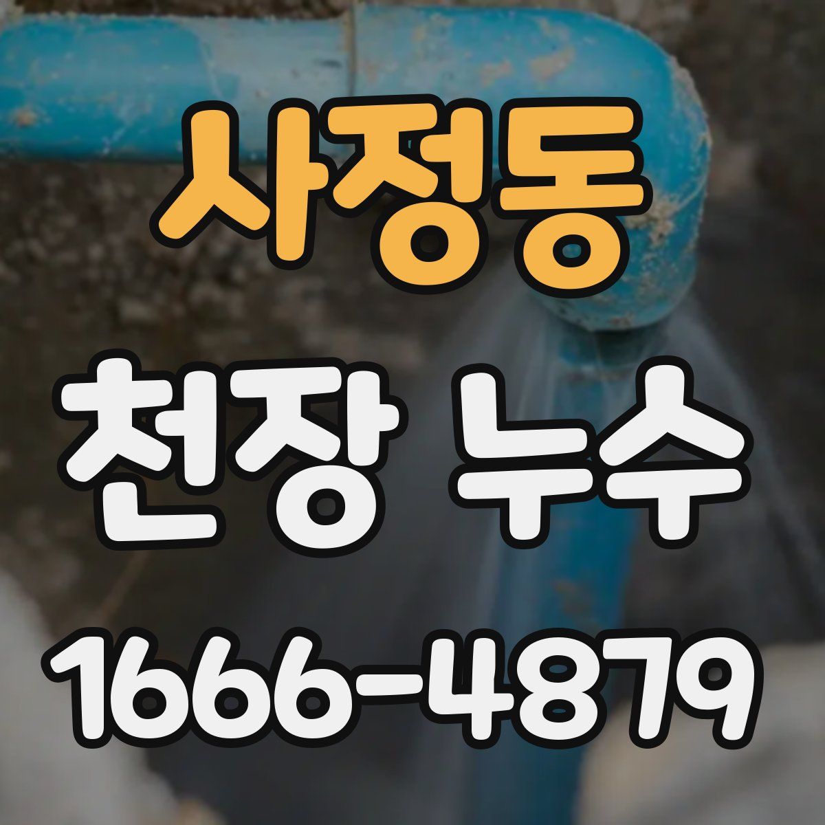 사정동 천장 누수