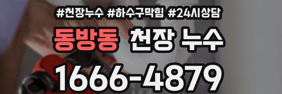 동방동 천장 누수