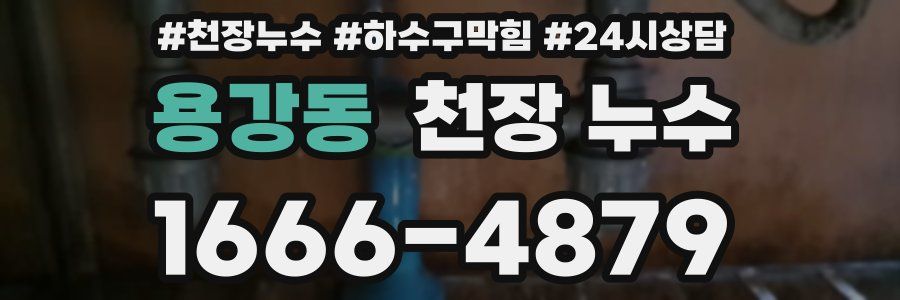 용강동 천장 누수