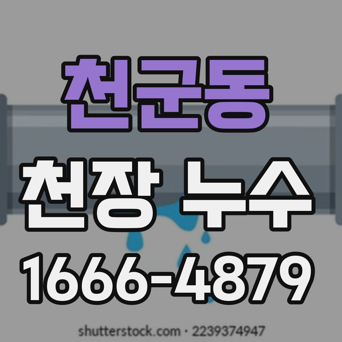 천군동 천장 누수