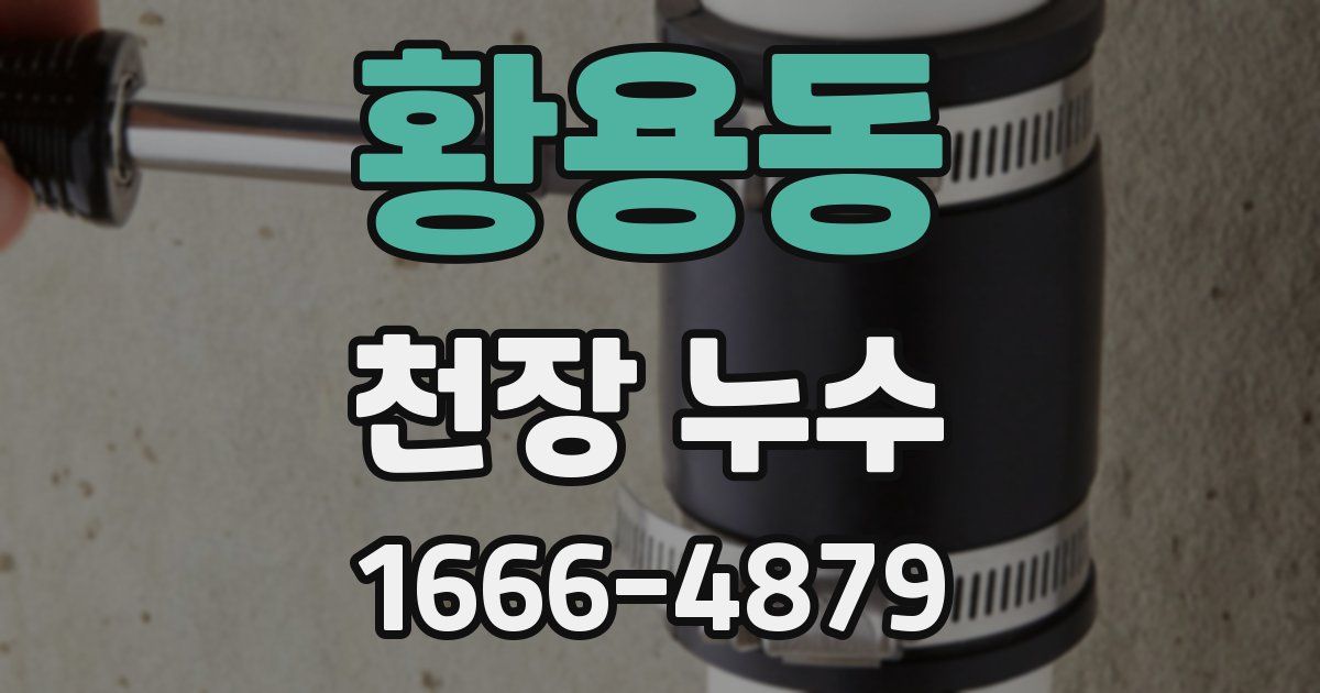 황용동 천장 누수