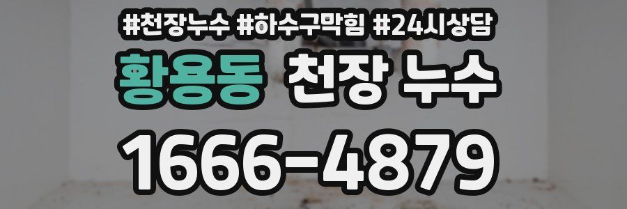 황용동 천장 누수