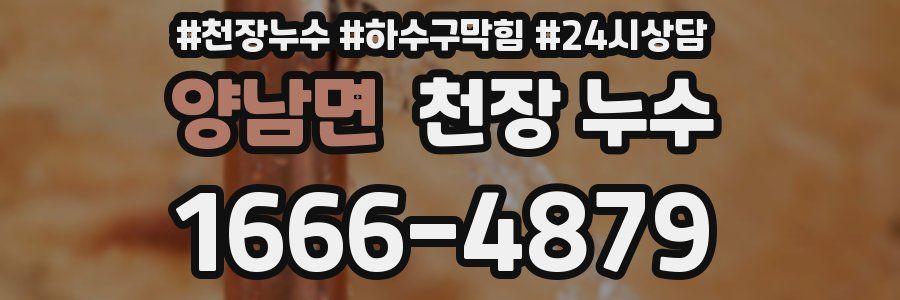 양남면 천장 누수